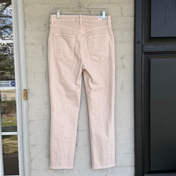 Frank & Eileen Derry Slim Straight Mid-Rise Jeans, Sand Waist 28 - Picture 9 of 14